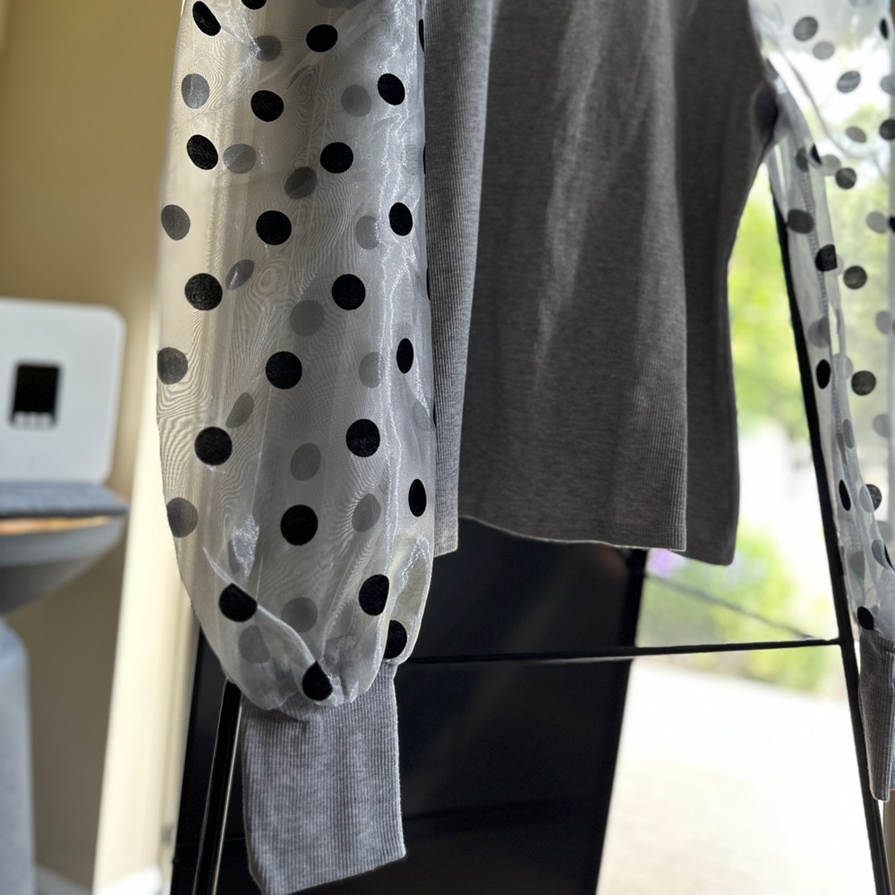 CBR Gray Ribbed Sweater - Picture 3 of 7